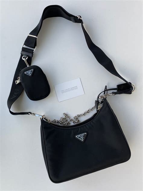 prada crossbody bag nylon women|Prada nylon shoulder bag price.